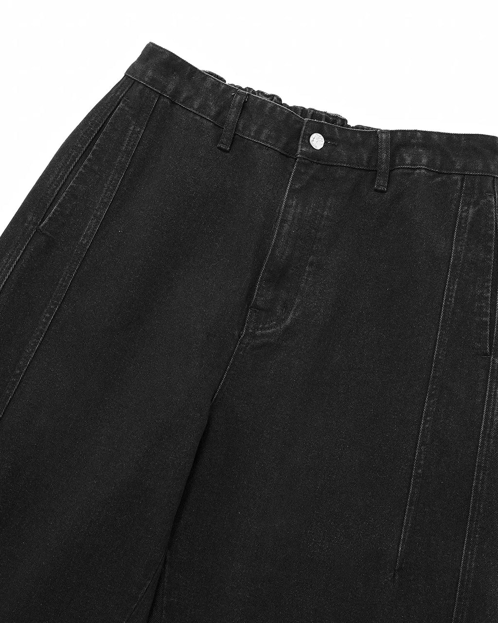 Acid Washed Black Barrel Jeans | Inflation Streetwear