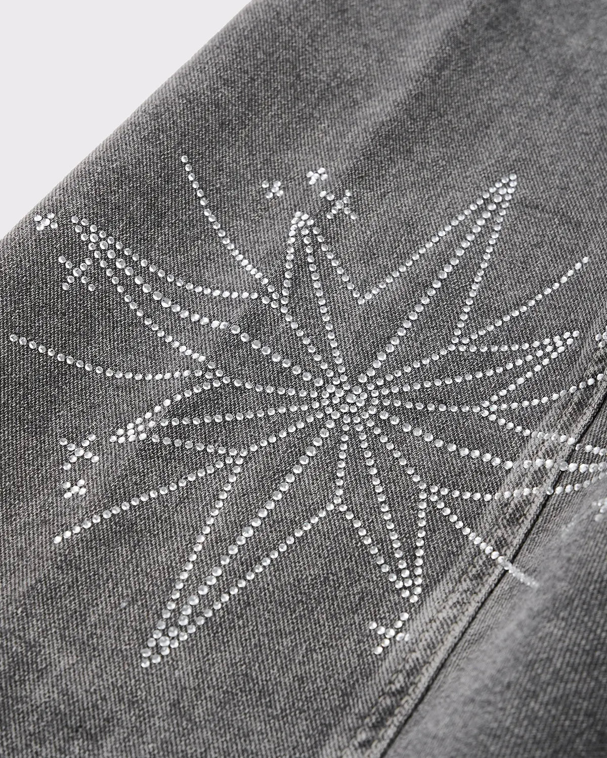 Star Graphic Rhinestone Barrel Baggy Jeans | Inflation Streetewear