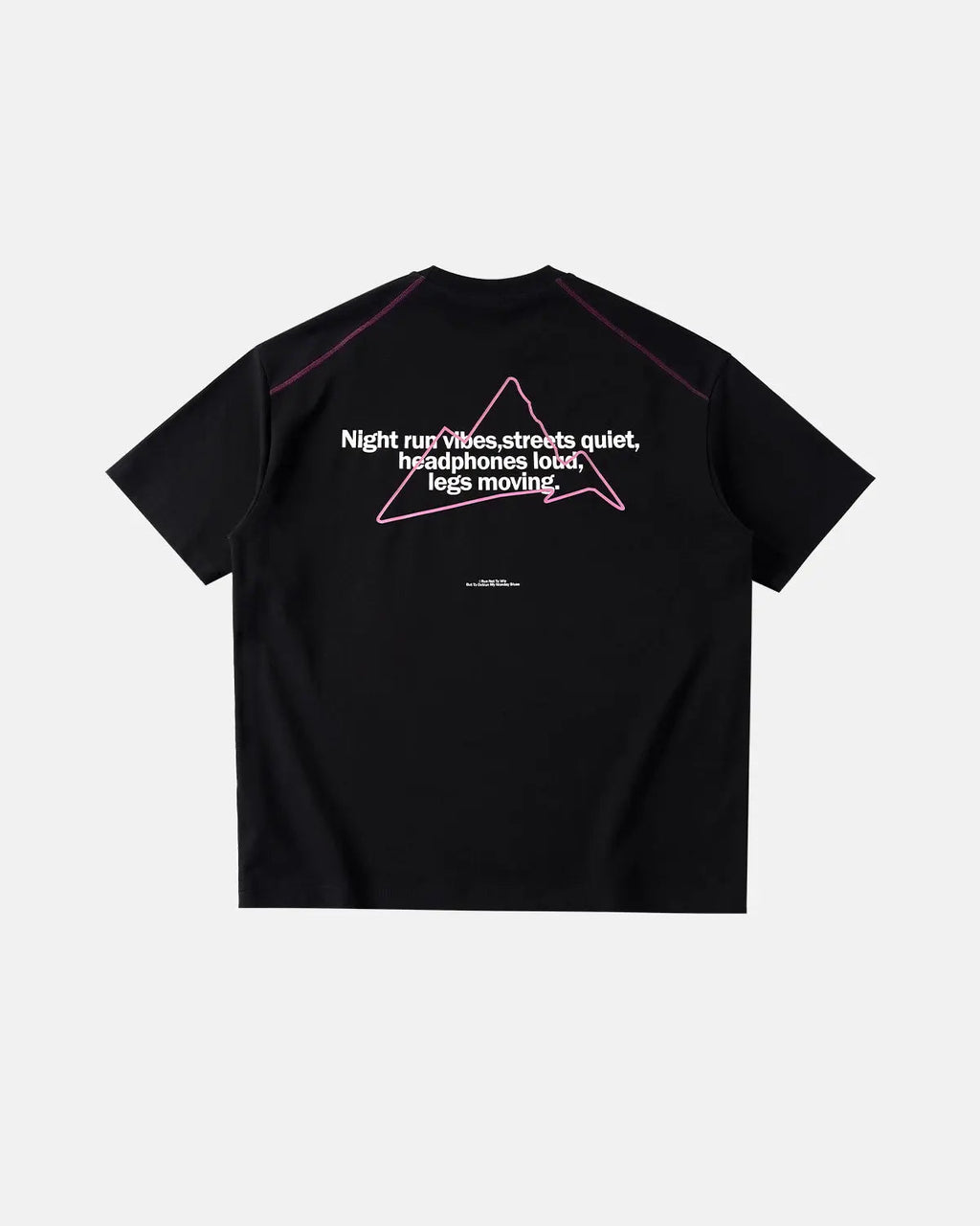 Glow-in-the-Dark Stitching Oversized T-Shirt | Inflation Streetwear