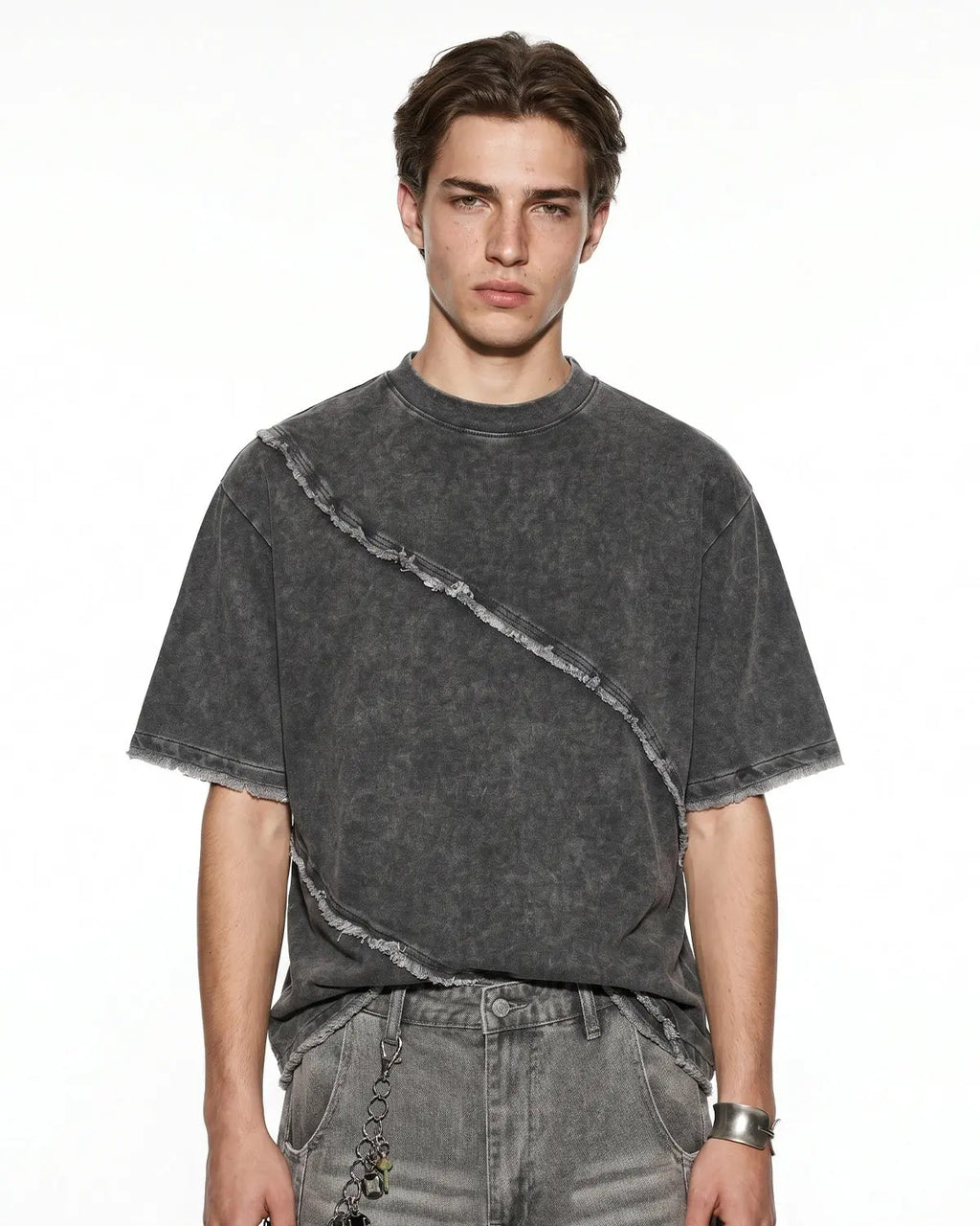 Raw Edge Deconstructed T-Shirt | Inflation Streetwear