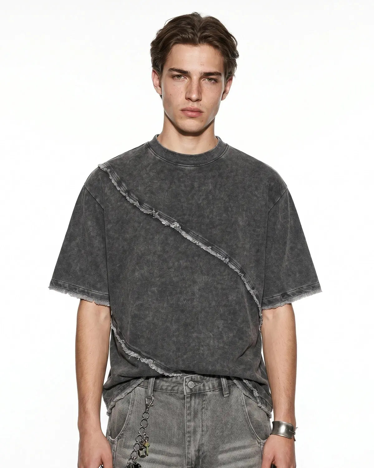 Raw Edge Deconstructed T-Shirt | Inflation Streetwear