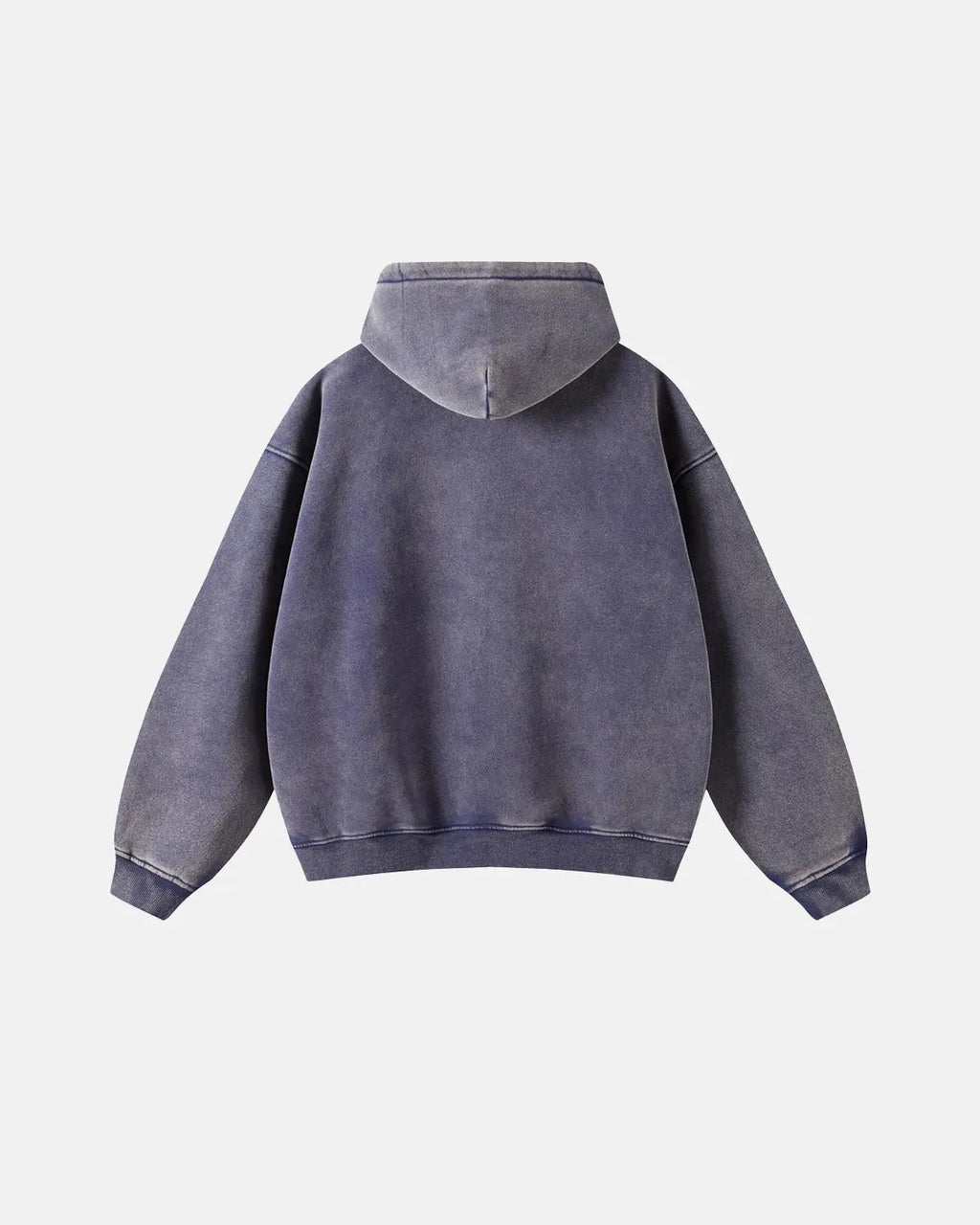 Grey Distressed Acid Wash Zip Up Hoodies | Inflation Streetwear