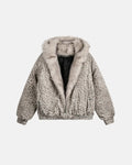 Leopard Faux Fur Lined Bomber Jacket | Inflation Streetwear