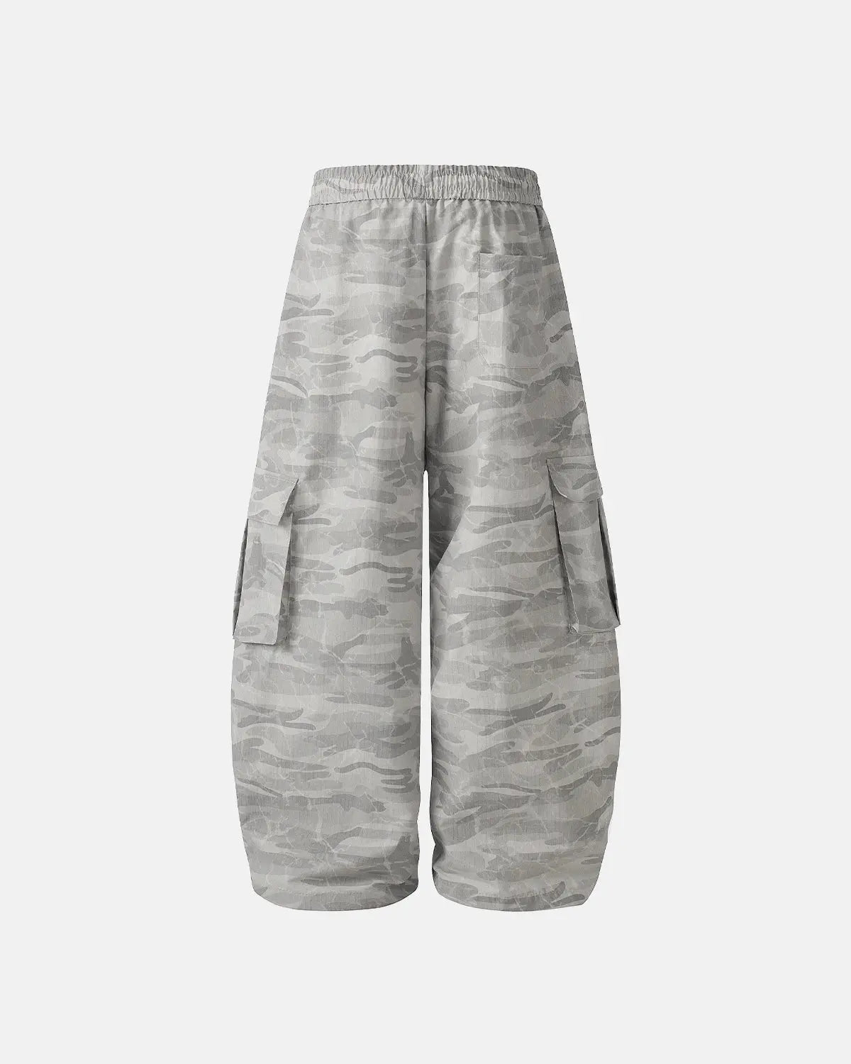 Camouflage Cargo Barrel Pants | Inflation Streetwear