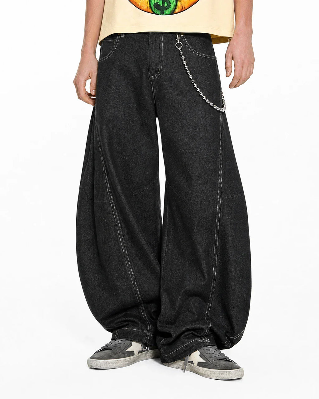 Raw Color Super Baggy Jeans | Inflation Streetwear