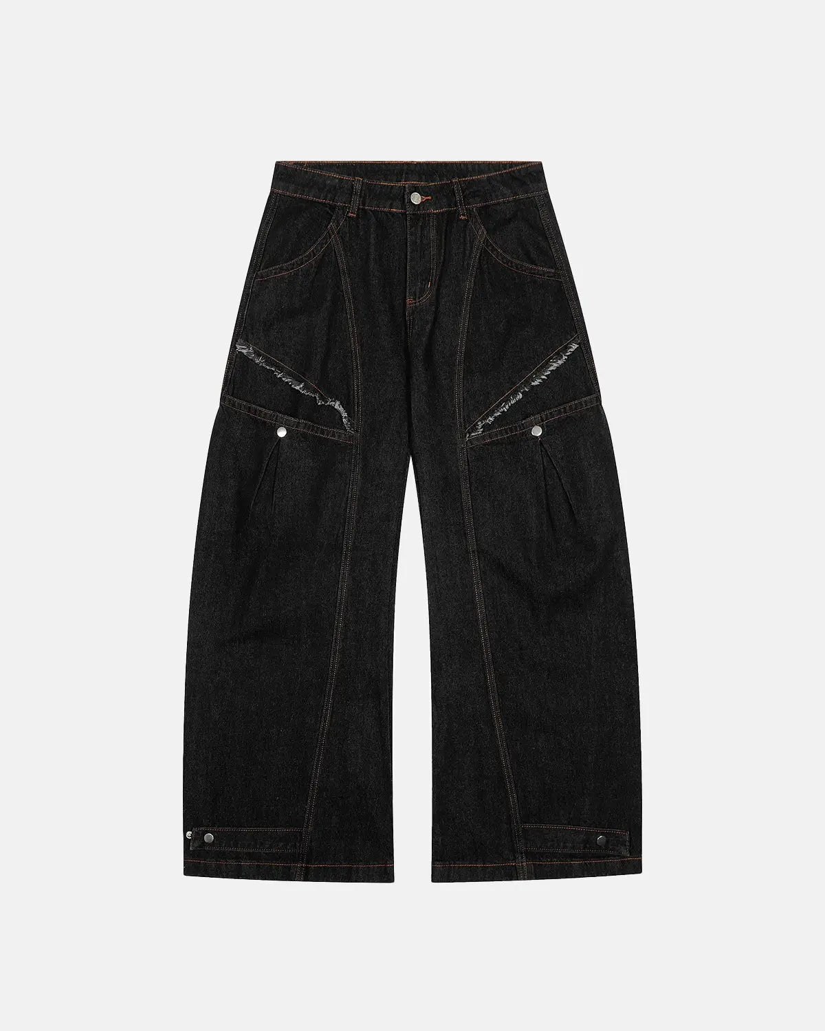Black Super Barrel Jeans  | Inflation Streetwear