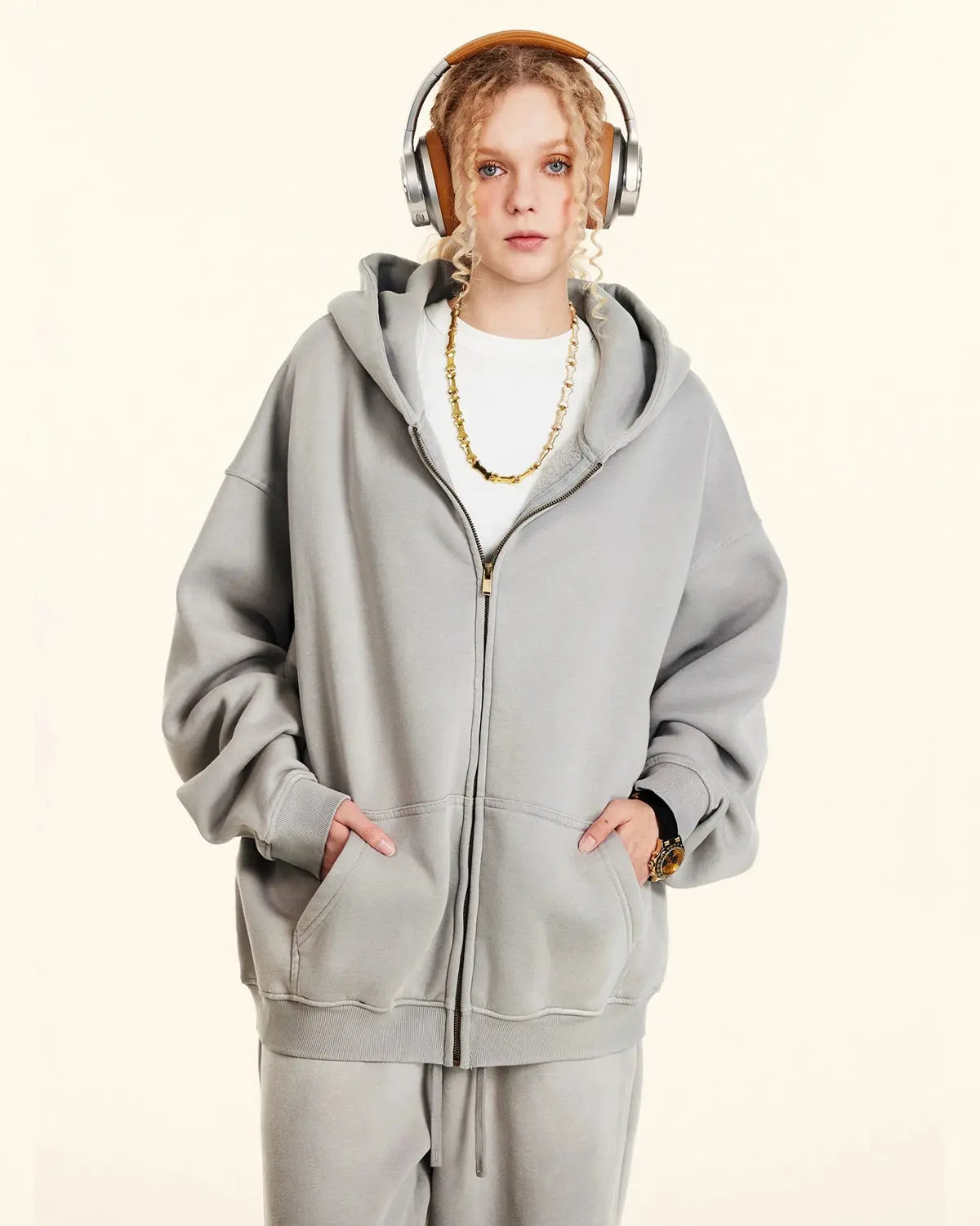 Acid Washed Zip Up Hoodies | Inflation Streetwear