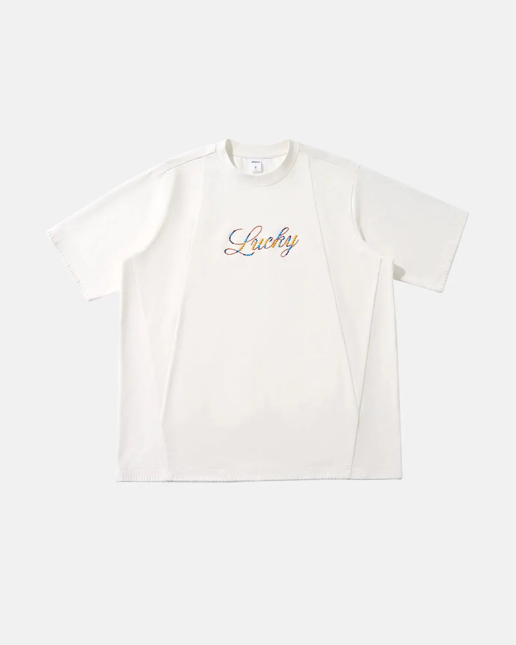 Rhinestone Lucky Graphic Oversized Tees | Inflation Streetwear