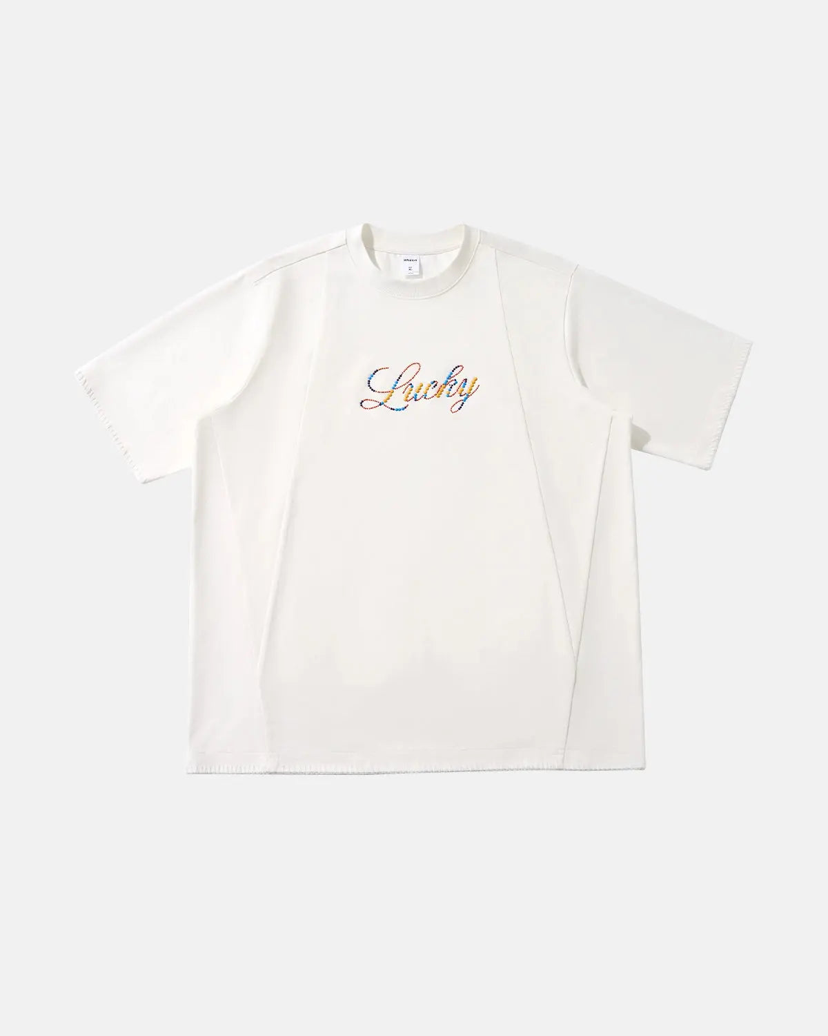 Rhinestone Lucky Graphic Oversized Tees | Inflation Streetwear