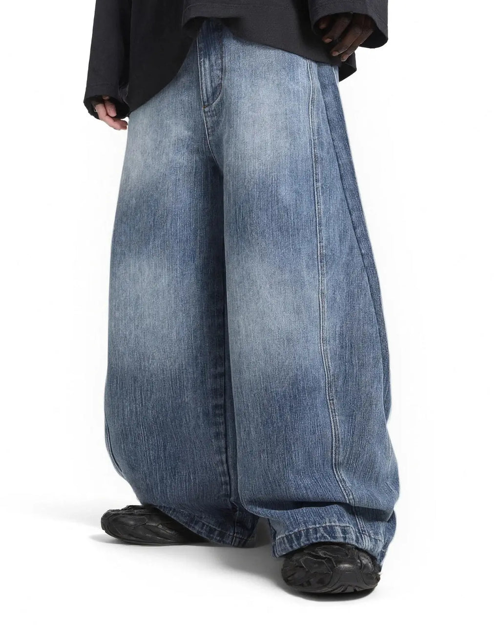 Bamboo Weave Barrel Jeans | Inflation Streetwear