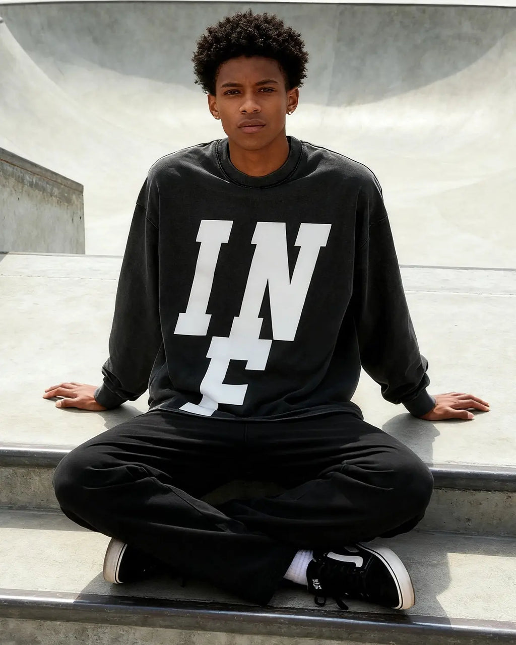 Reflective Logo Acid Wash Tees | Inflation Streetewear