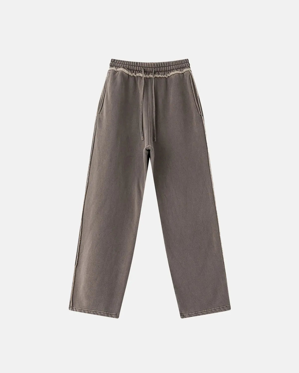 Wash Patchwork Straight Leg Sweatpants | Inflation Streetwear
