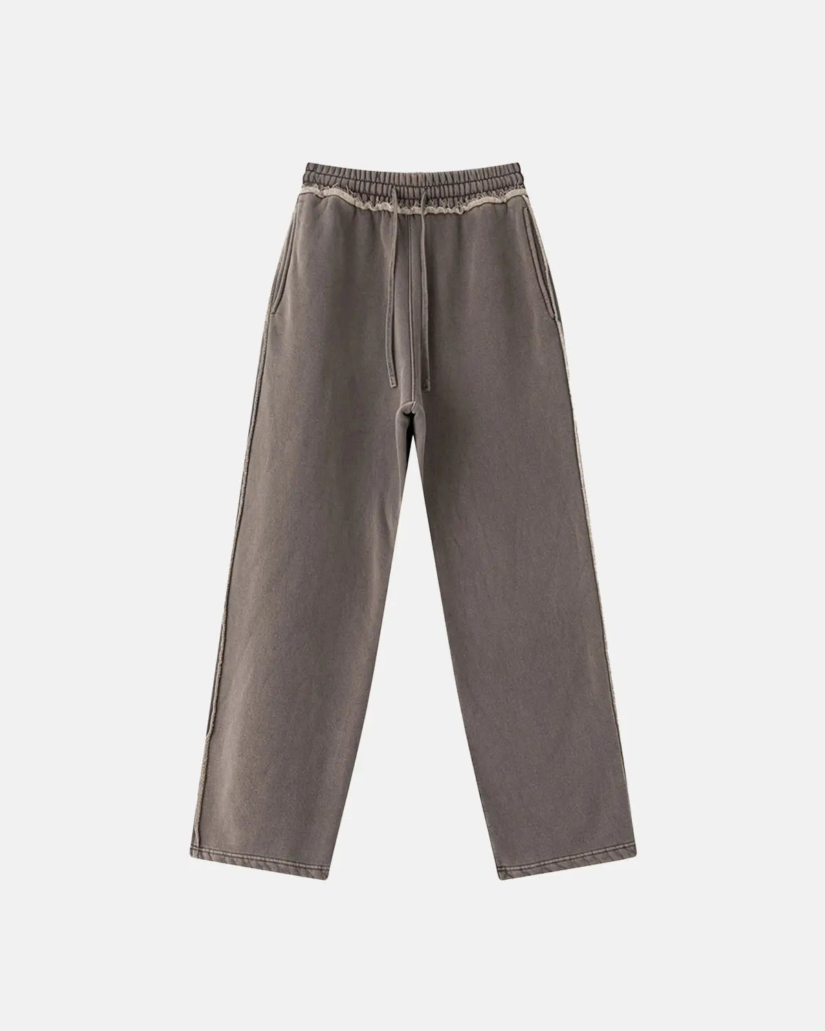 Wash Patchwork Straight Leg Sweatpants | Inflation Streetwear