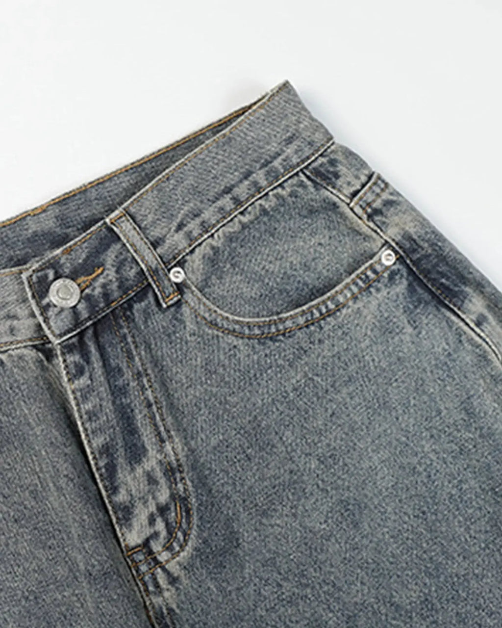 Star Patched Baggy Jeans | Inflation Streetwear