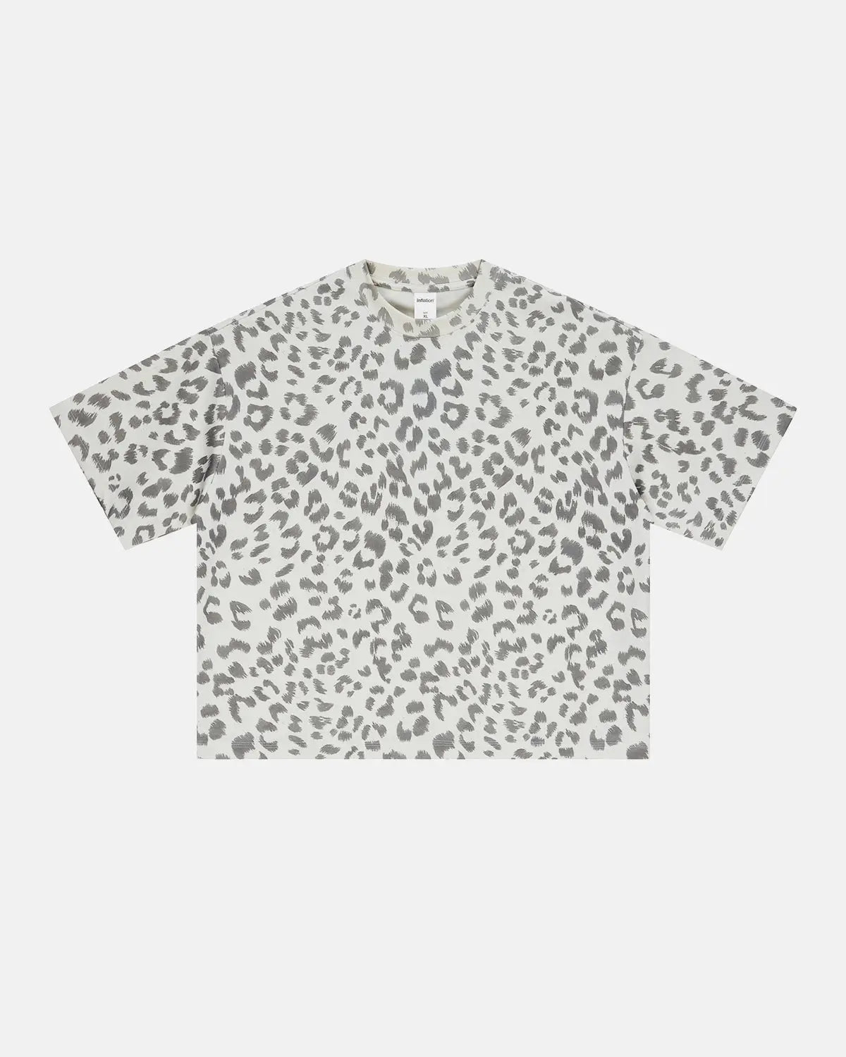 Leopard Print Boxy T-Shirt | Inflation Streetwear