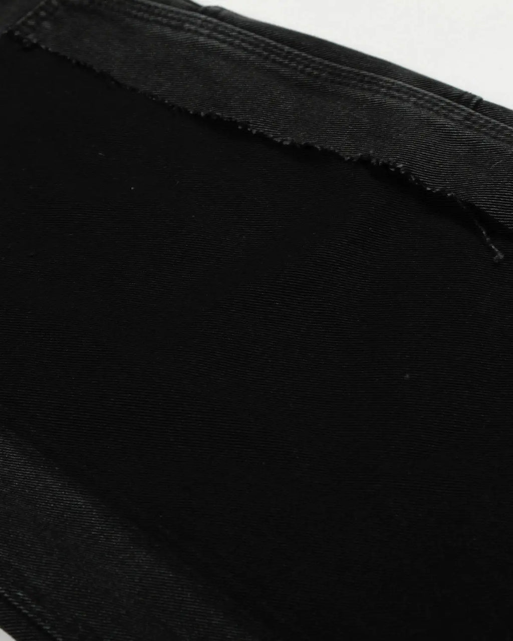 Black Patchwork Barrel Jeans | Inflation Streetwear