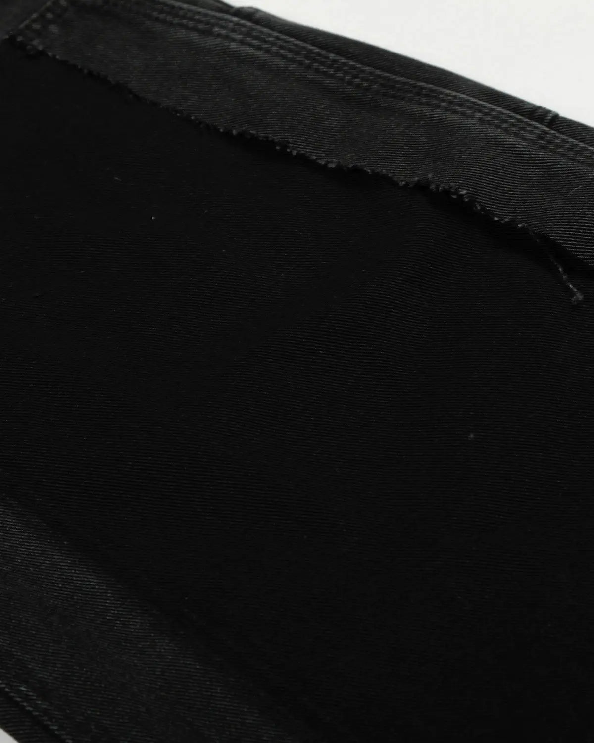 Black Patchwork Barrel Jeans | Inflation Streetwear