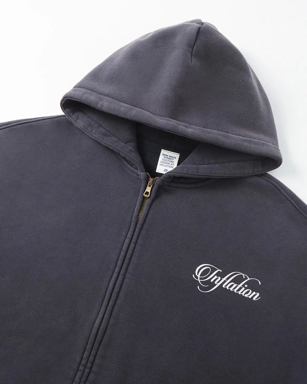 Shiny Rhinestone Acid Wash Hoodies | Inflation Streetwear
