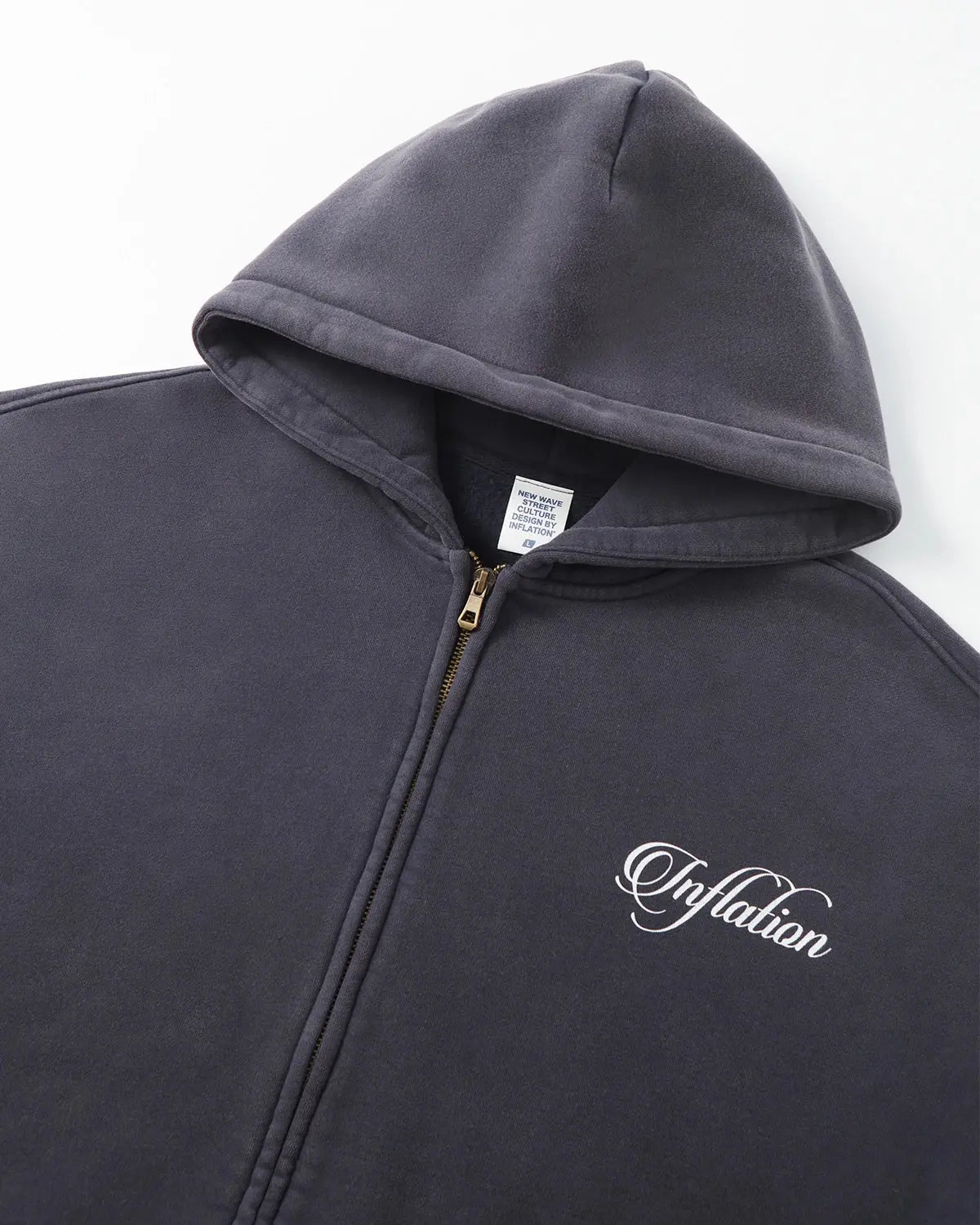 Shiny Rhinestone Acid Wash Hoodies | Inflation Streetwear