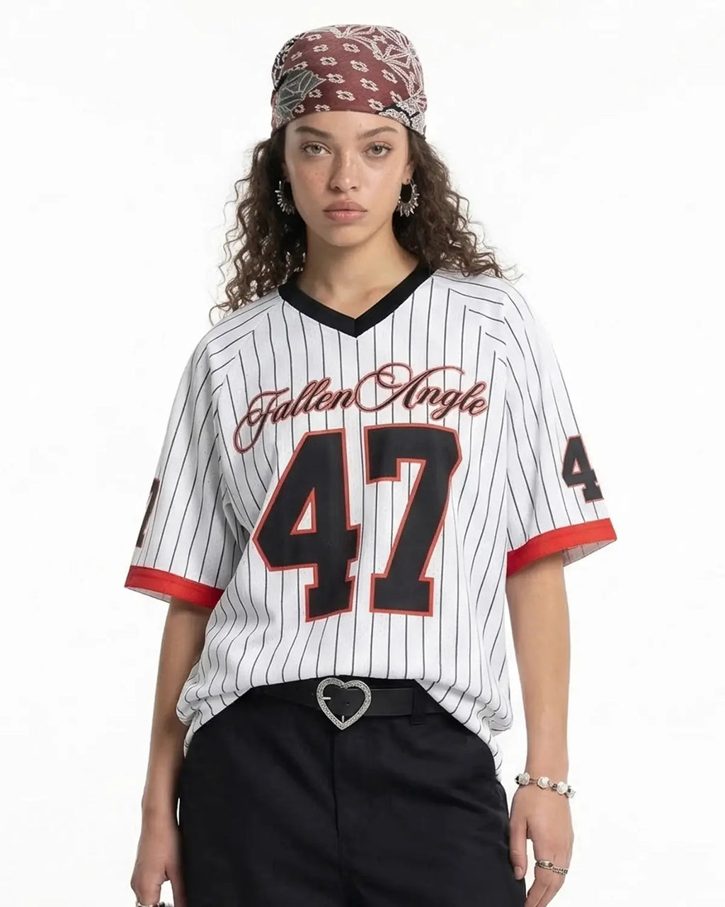 Pinstripe Number Mesh Jersey | Inflation Streetwear