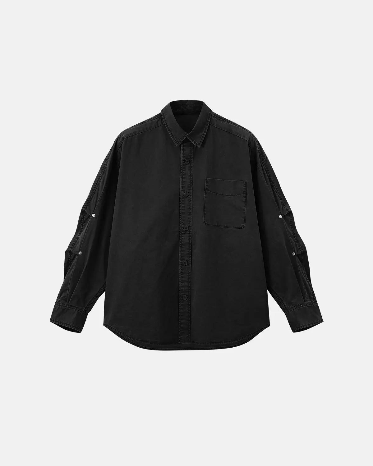 Acid Wash Cargo Shirt Jacket | Inflation Streetwear