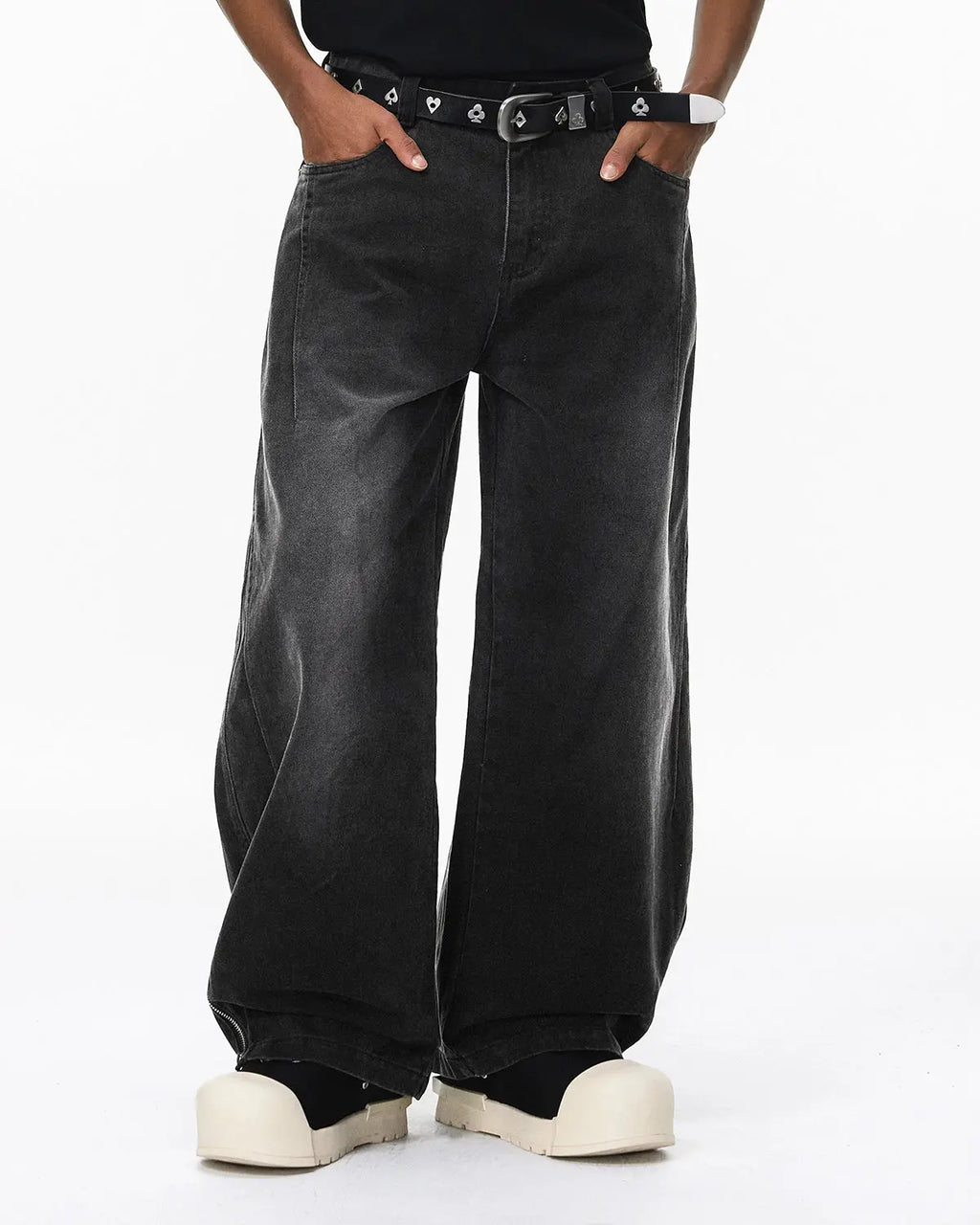 Retro Acid Wash Baggy Cargo Pants | Inflation Streetwear