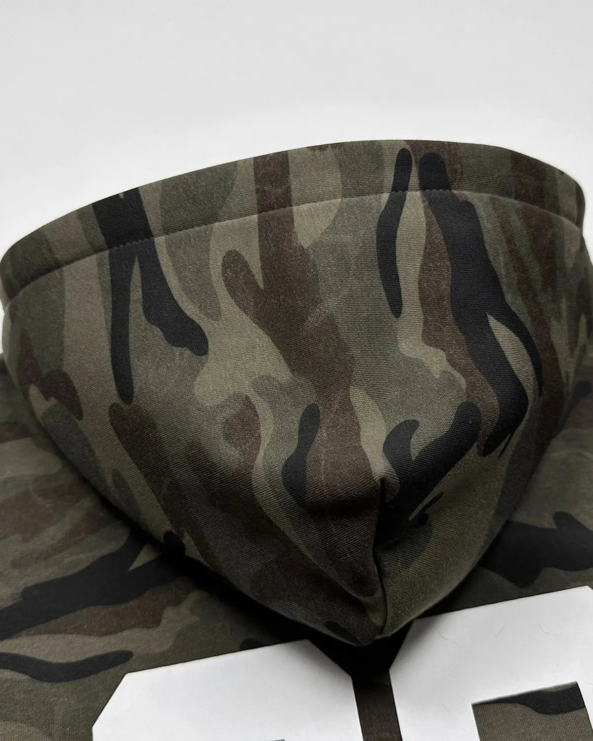 69 Applique Embroidery Camo Zip Up Hoodie | Inflation Streetwear