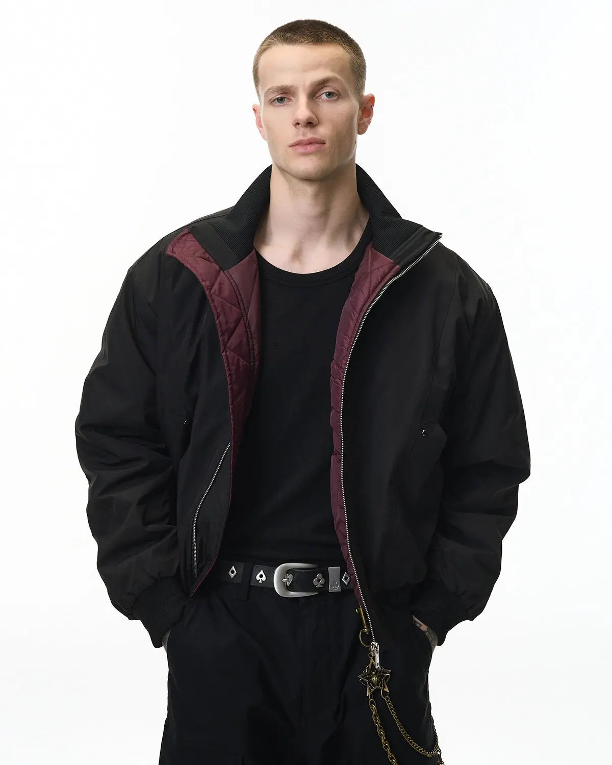 Cotton Padded Bomber Jacket | Inflation Streetwear