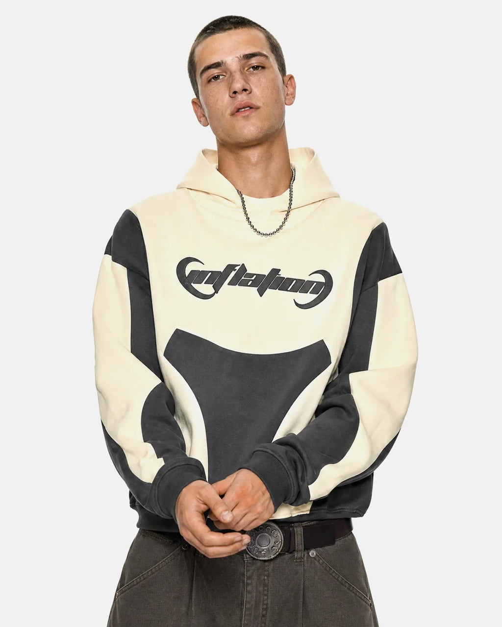 Patchwork Puff Print Hoodies | Inflation Streetwear