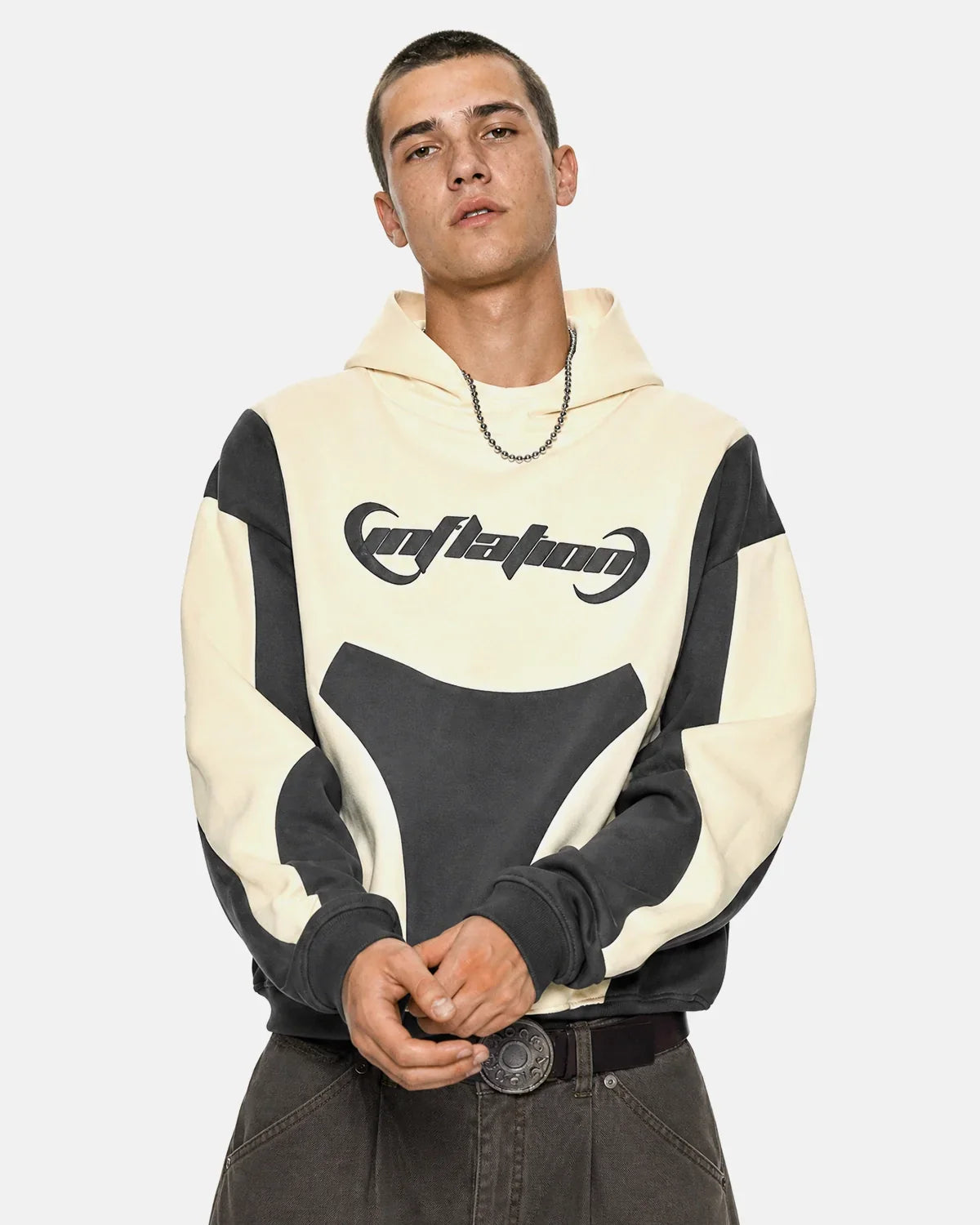 Patchwork Puff Print Hoodies | Inflation Streetwear