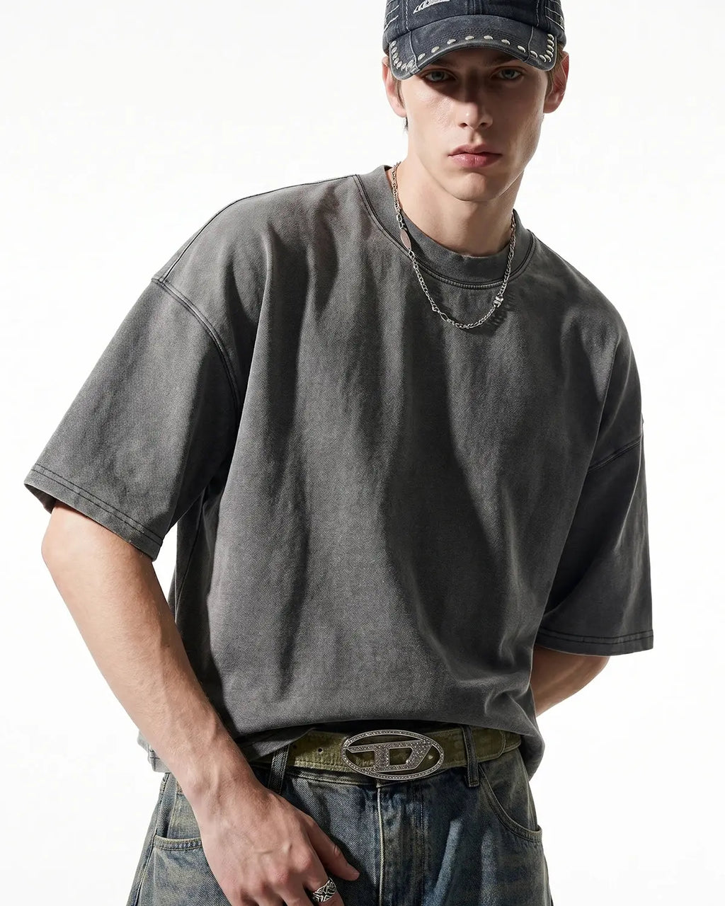 Distressed Boxy Washed Tees | Inflation Streetwear