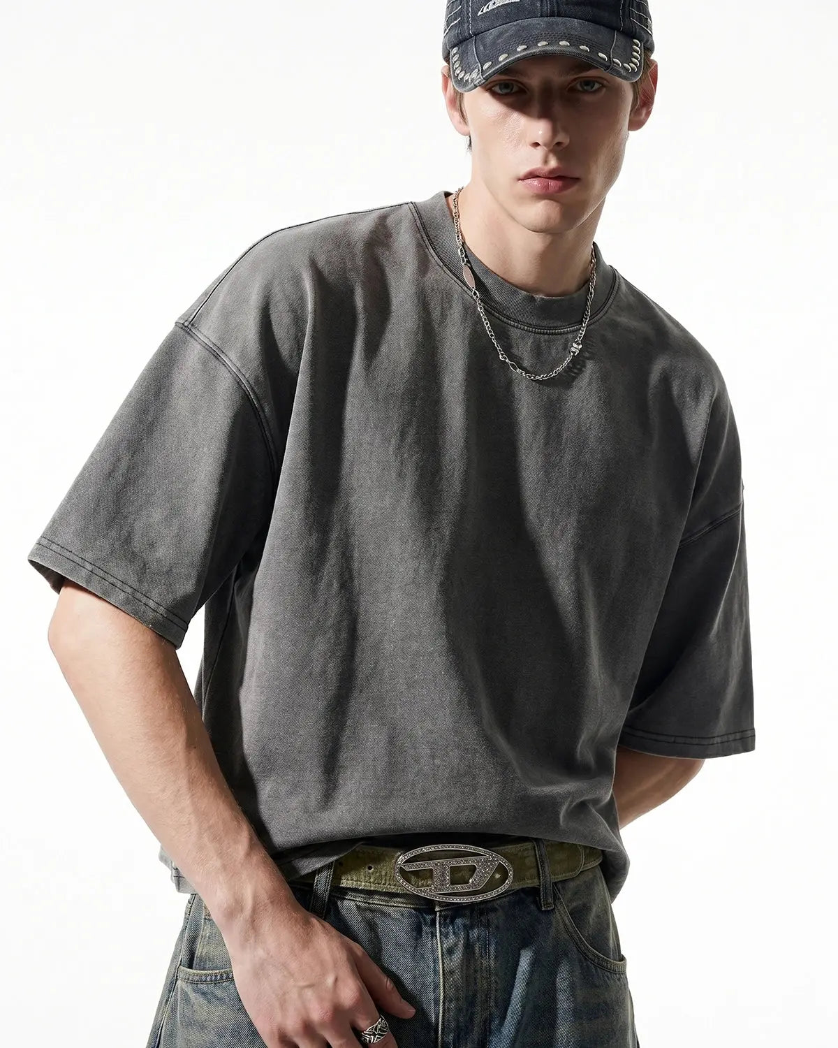 Distressed Boxy Washed Tees | Inflation Streetwear