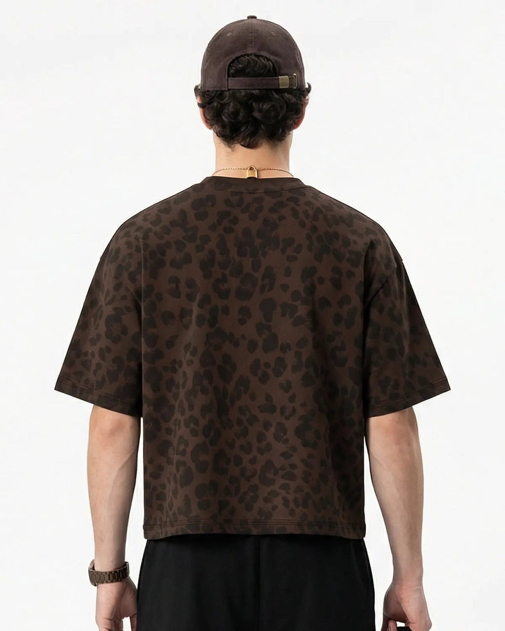 Leopard Print Boxy T-Shirt | Inflation Streetwear