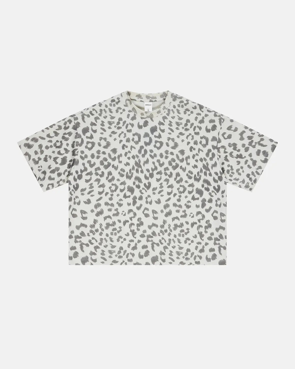 Leopard Print Boxy T-Shirt | Inflation Streetwear