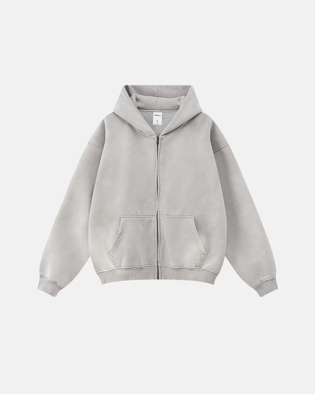 Acid Washed Zip Up Hoodies | Inflation Streetwear