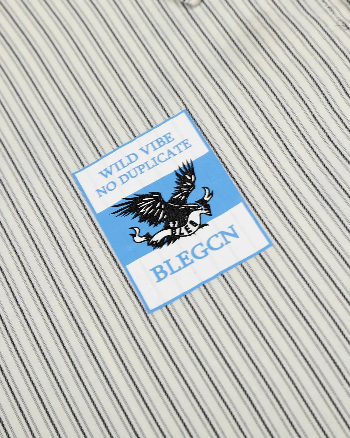 Graffiti Patch Striped Shirts | Inflation Streetwear