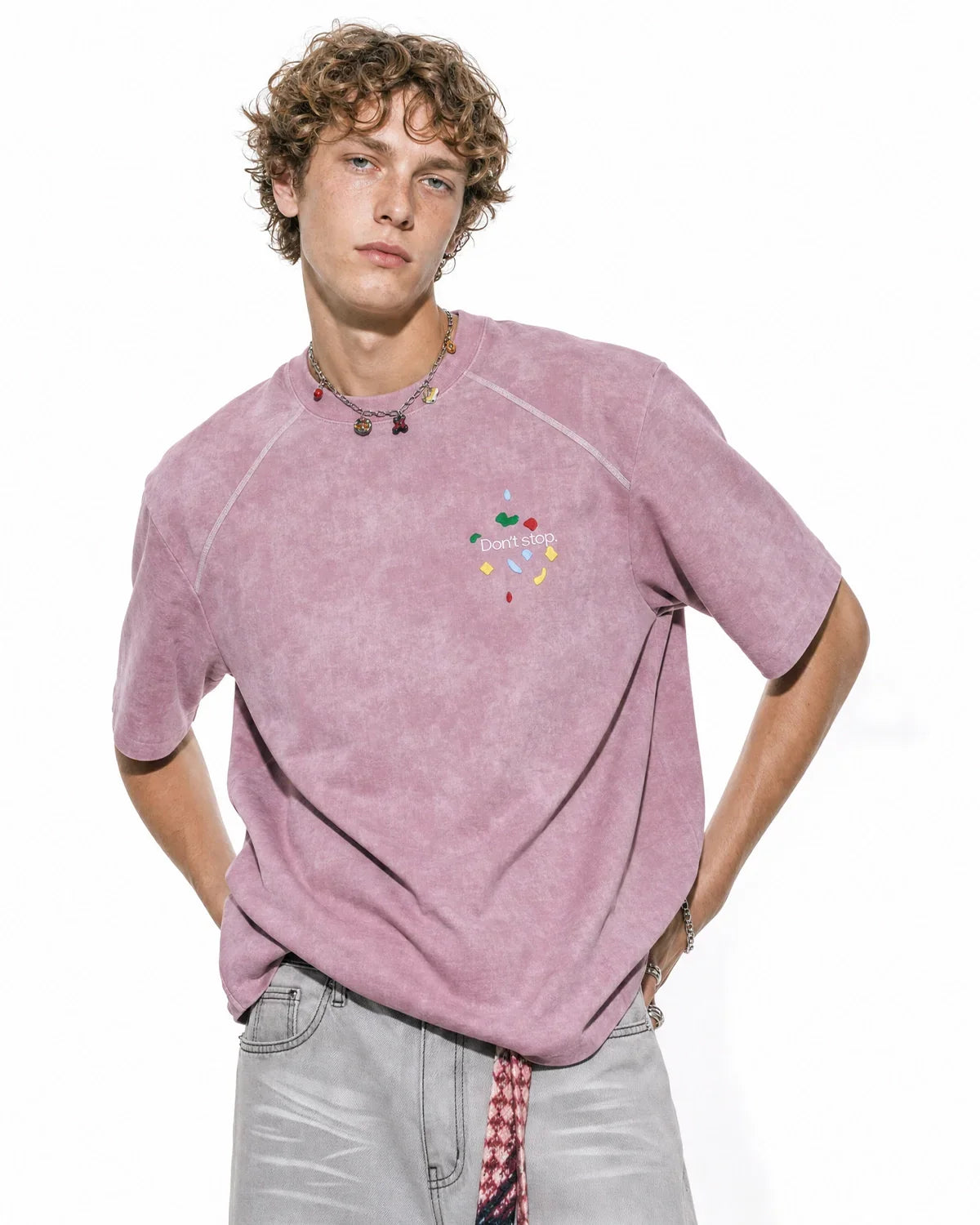 Climbing Graphic Puff Print T-Shirt | Inflation Streetwear