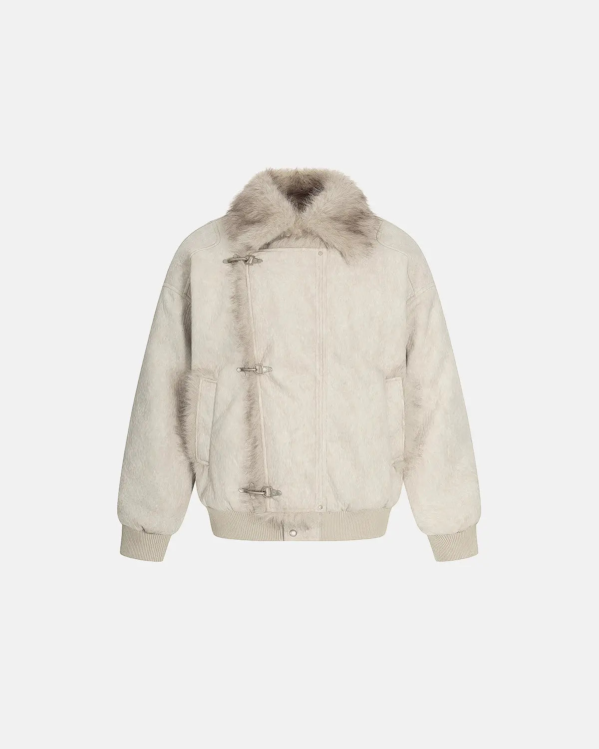 Slanted Clasp Fireman Padded Jacket | Inflation Streetwear