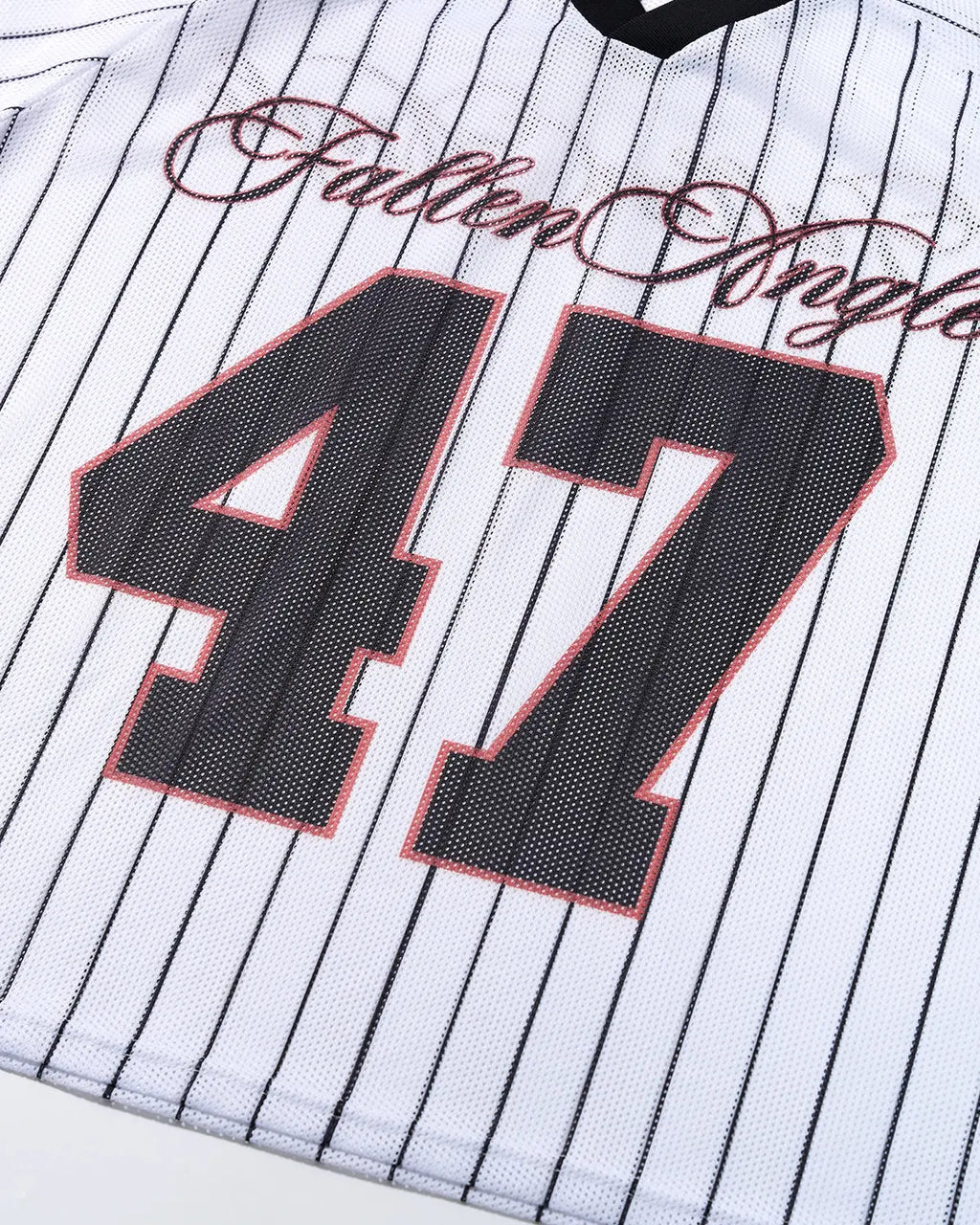 Pinstripe Number Mesh Jersey | Inflation Streetwear