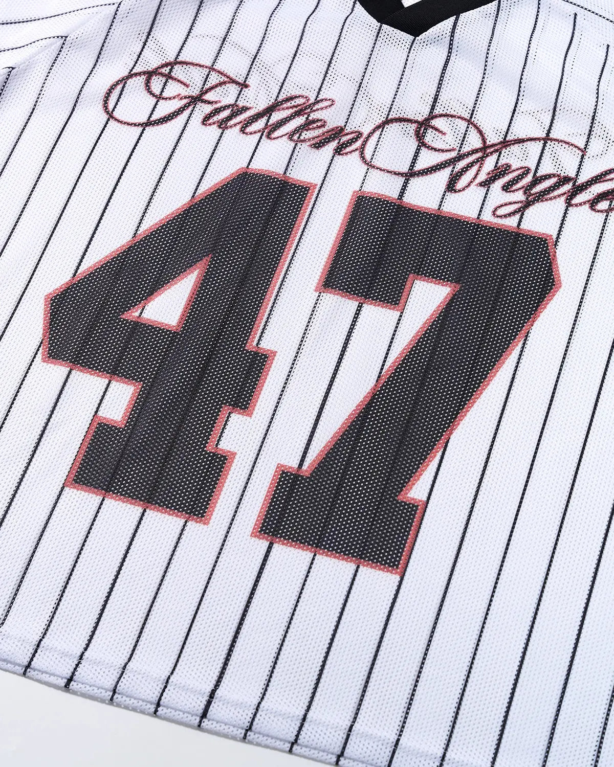 Pinstripe Number Mesh Jersey | Inflation Streetwear
