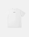 White Logo Cotton Tees | Inflation Streetwear