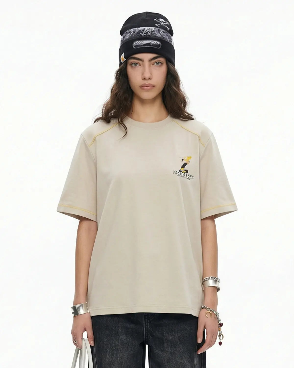 Contrast Stitching Graphic Tees | Inflation Streetwear