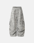 Camouflage Cargo Barrel Pants | Inflation Streetwear