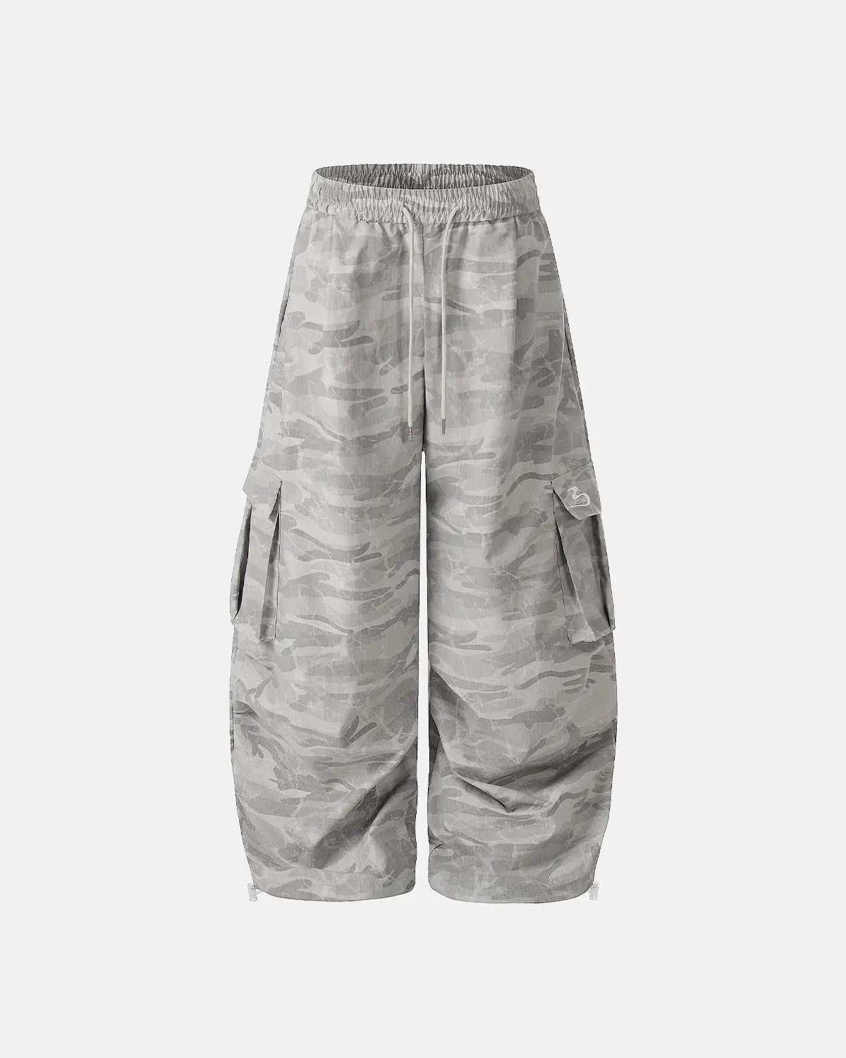 Camouflage Cargo Barrel Pants | Inflation Streetwear