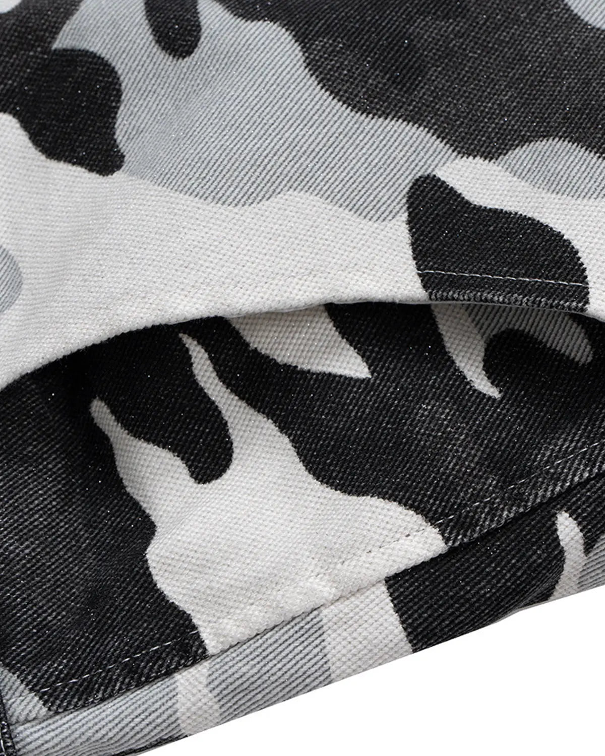 Glitter Camo Cargo Longline Shorts | Inflation Streetwear