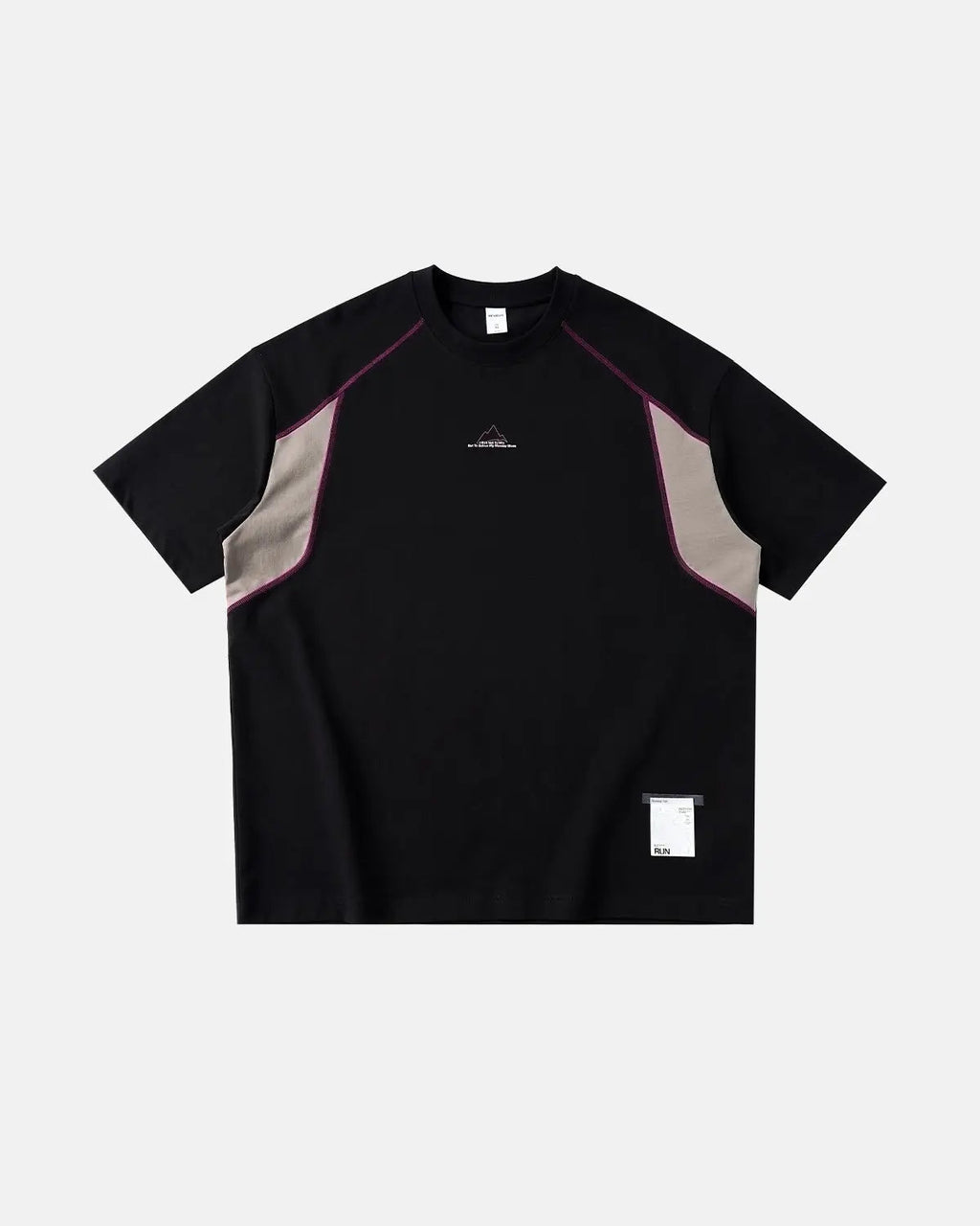 Glow-in-the-Dark Stitching Oversized T-Shirt | Inflation Streetwear