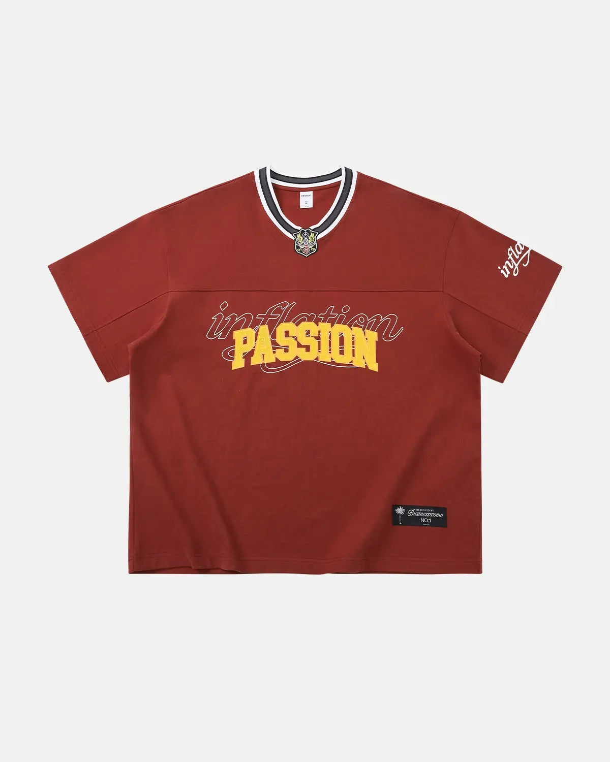 Retro V-Neck Jersey | Inflation Streetwear