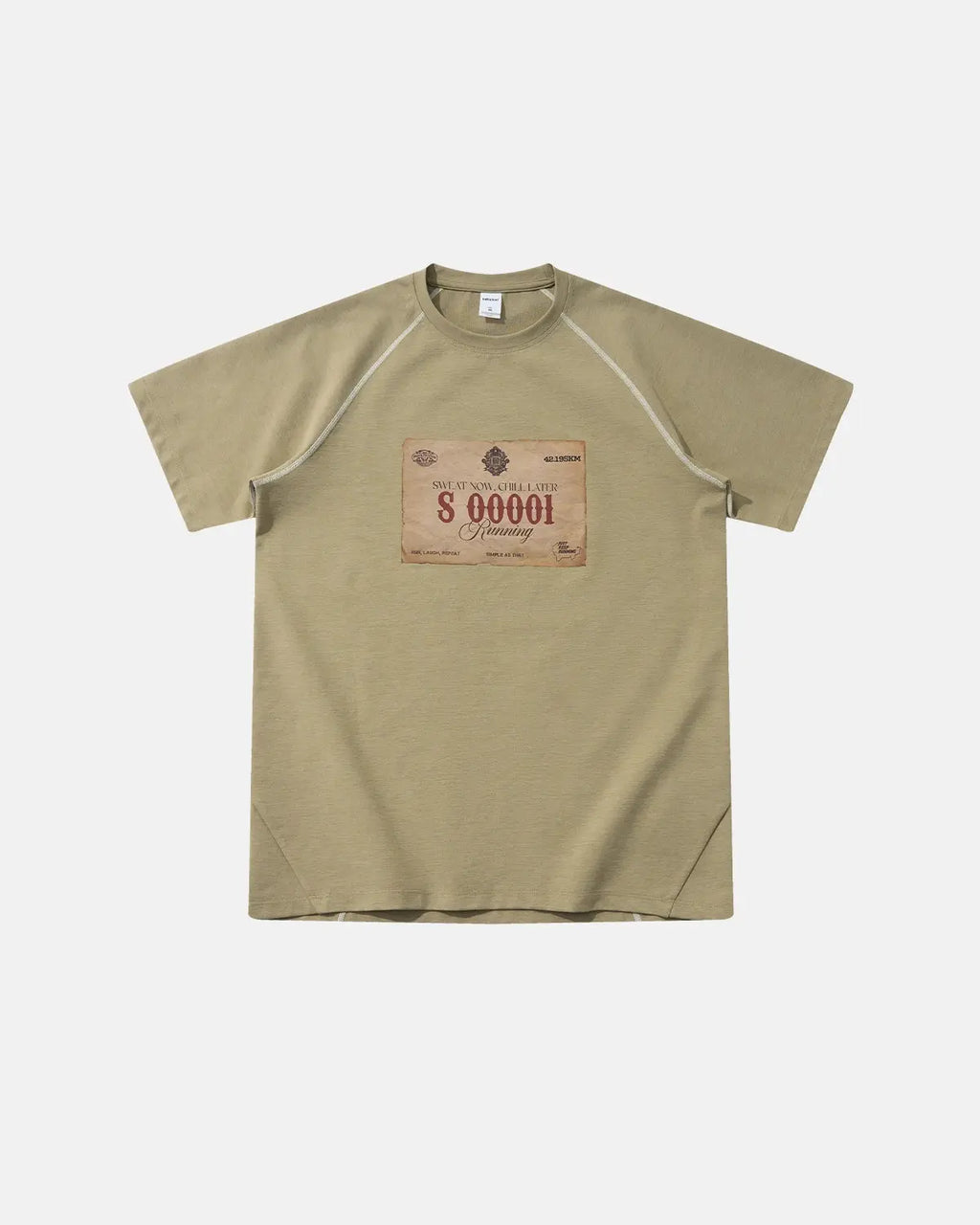 Retro Graphic Printing Raglan Tshirt | Inflation Streetwear