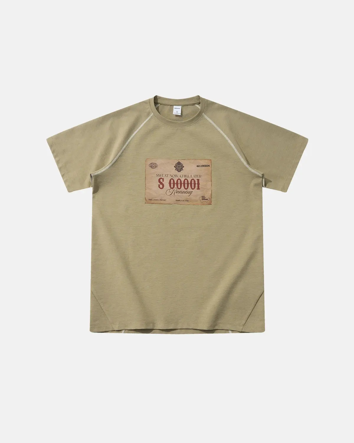 Retro Graphic Printing Raglan Tshirt | Inflation Streetwear