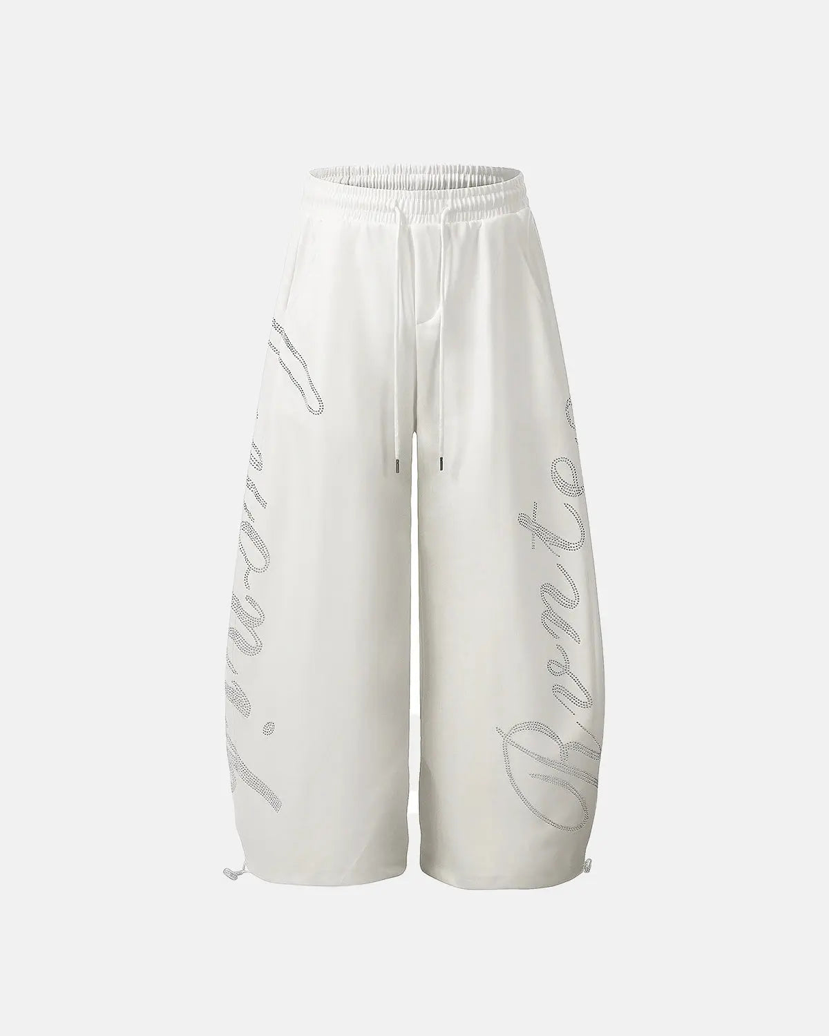 Rhinestone Baggy Joggers | Inflation Streetwear